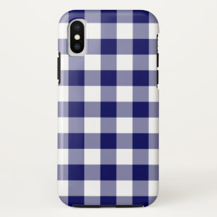 Funda de búfalo blanco y azul de la Marina para iP