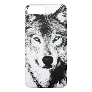 iPhone 8 Plus/7 Plus Funda de calidad de imagen única de Wolf para iPho