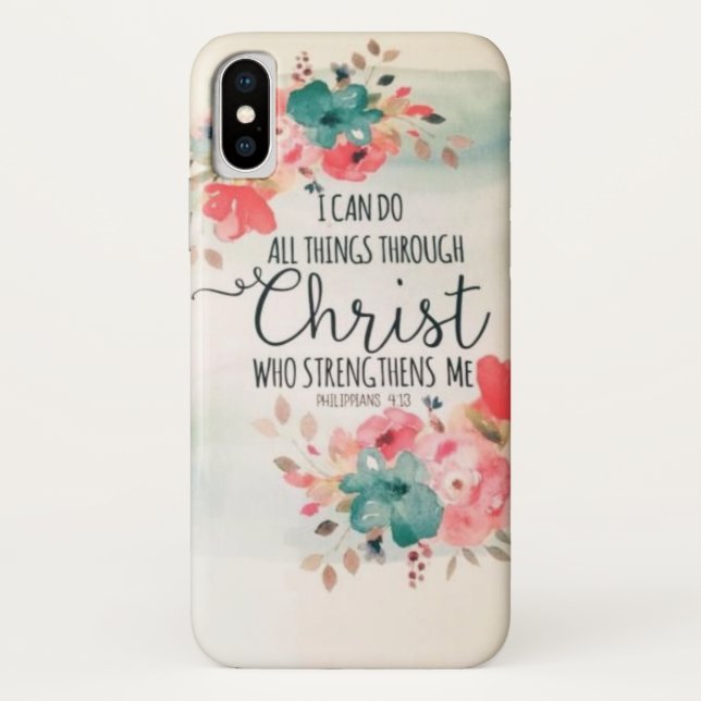 Funda De Case-Mate Para iPhone Funda de citación Inspiradora para iPhone X (Reverso)