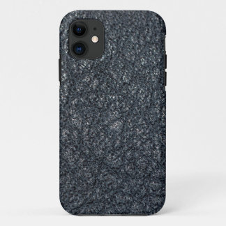 iPhone 11 Funda de cuero negro texturado vintage-Ca para iPh