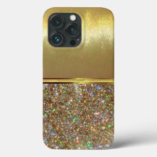 13 Pro Funda de diseño de lujo para iPhone Guay Shell Gol