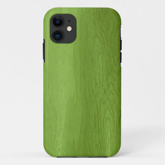 Funda de Diseño de Madera Verde iPhone 5