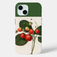 Funda de fresa de pino de Boston vintage para iPho