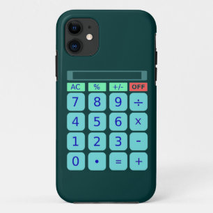 Funda de Funda y mate de la calculadora para iPhon