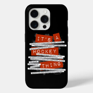 15 Pro Funda de hockey jerga para iPhone 5