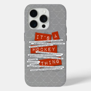 15 Pro Funda de hockey jerga para iPhone 5