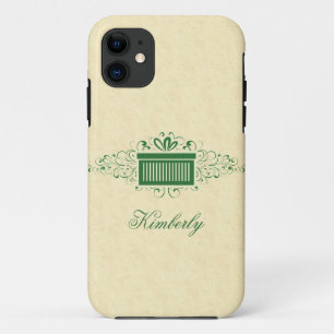 Funda de ID de BT para iPhone 5 de Holiday Swirls 