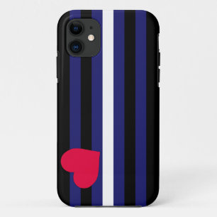 Funda Para iPhone 11 Funda de indicador de orgullo de cuero iPhone 5