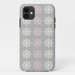 Funda de invierno con copos de nieve y iPhone 5