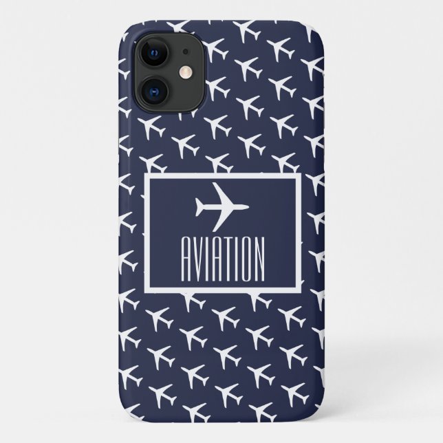 Funda De Case-Mate Para iPhone Funda de iPhone 11 de aviación piloto (Reverso)