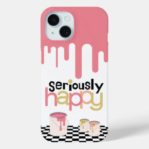 Funda Para iPhone 15 Funda de iPhone 15 seriamente feliz