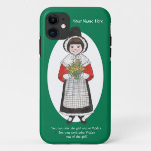 11 funda de iPhone 5/5 para personalizar, Chica galés