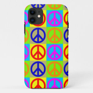 Funda de iPhone 5/5S con signo de paz de arte pop