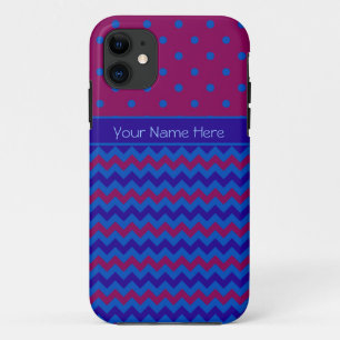 funda de iPhone 5/5s: Personalice los Chevrons Azu