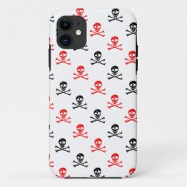 Funda Para iPhone 11 Funda de iPhone 5 de huesos cruzados lindo