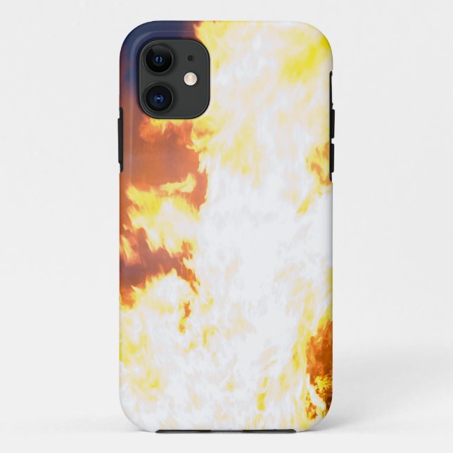 Funda De Case-Mate Para iPhone Funda de iPhone 5 en llamas (Reverso)