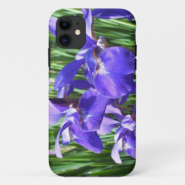 Funda De Case-Mate Para iPhone Funda de iPhone 5 irises púrpura (Reverso)