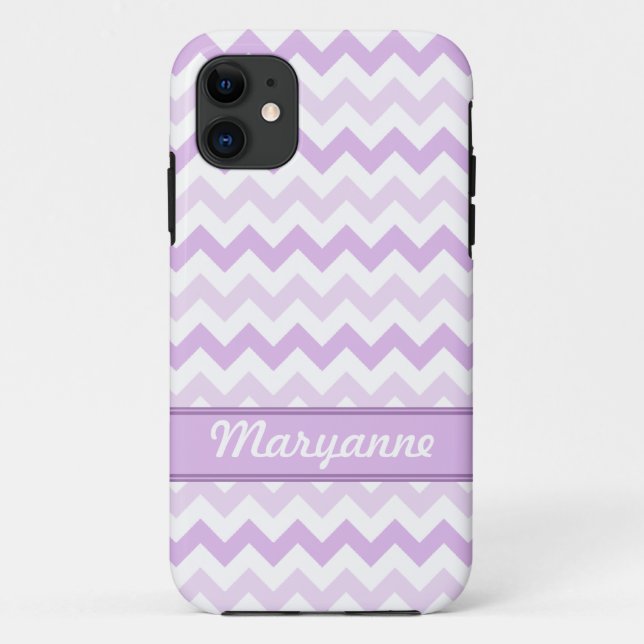 Funda De Case-Mate Para iPhone Funda de iPhone 5 personalizado de Purple & White  (Reverso)