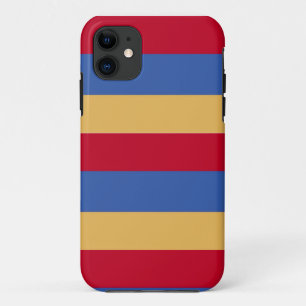 Funda de iPhone 5 rojo, azul y Naranja