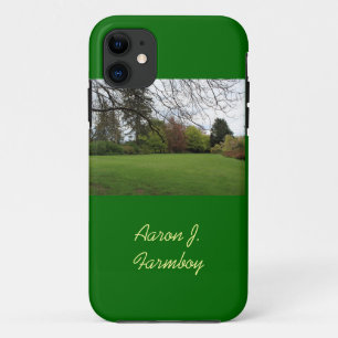 Funda Para iPhone 11 Funda de iPhone 5 verde jardín de primavera.