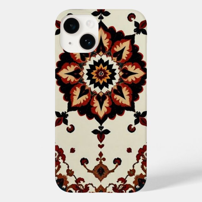 Funda De Case-Mate Para iPhone Funda de iPhone de diseño étnico persa/asiático (Reverso )