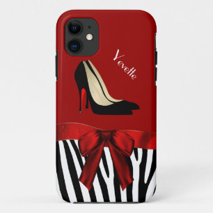 Funda Para iPhone 11 Funda de iPhone de impresión digital de moda Red 