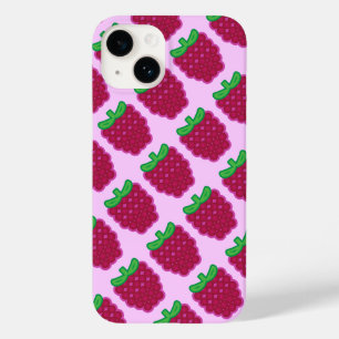 Funda Para iPhone 14 De Case-Mate Funda de iPhone de patrón de frambuesa rojo 6/6