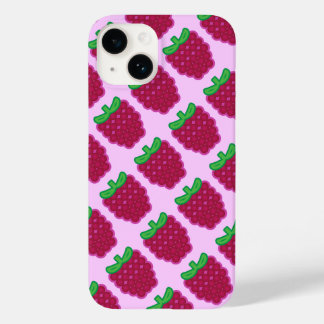 Funda Para iPhone 14 De Case-Mate Funda de iPhone de patrón de frambuesa rojo 6/6