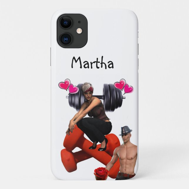 Funda De Case-Mate Para iPhone Funda de iPhone para gimnasio (Reverso)