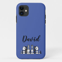 Funda Para iPhone 11 Funda de iPhone personalizada con tema de ajedrez
