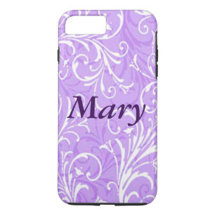Funda Para iPhone 8 Plus/7 Plus Funda de iPhone púrpura ornamental personalizado 7