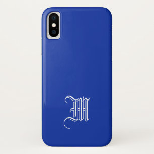 Funda Para iPhone X FUNDA de iPhone X de fondo sólido AZUL EGIPCIO
