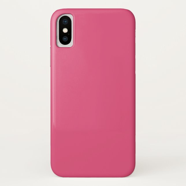 Funda De Case-Mate Para iPhone Funda de iPhone X Rosa Oscuro (Reverso)