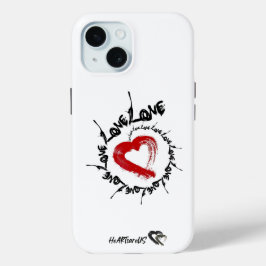 Funda Para iPhone 15 Funda de Love Hearts iPhone 15