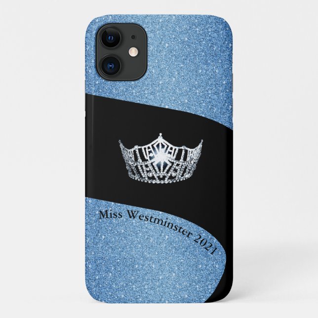 Funda De Case-Mate Para iPhone Funda de Miss America Silver Crown iPhone 11 (Reverso)