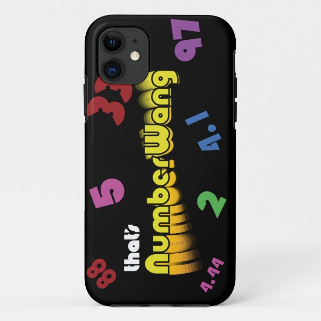 Funda De Case-Mate Para iPhone Funda de NumberWang iphone 5 (Reverso)
