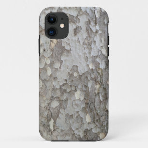 iPhone 11 Funda de patrón de corteza de árbol-estuche para i