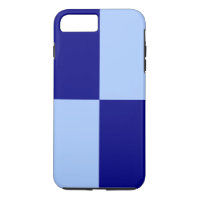 Funda de Rectángulos azul claro y oscuro para iPho