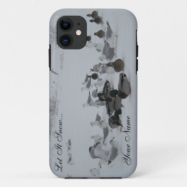 Funda De Case-Mate Para iPhone Funda de Snow Ducks-Winter Wonderland iPhone 5 (Reverso)
