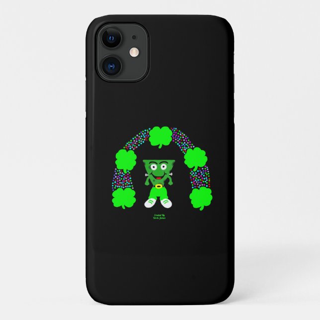 Funda De Case-Mate Para iPhone Funda de St. Patrick's FrankenCheese para iPhone 1 (Reverso)