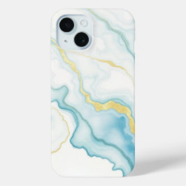 15 Funda de teléfono con patrón de mármol para iPhone