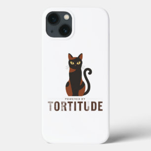 iPhone 13 Funda de teléfono para gato divertido con energía
