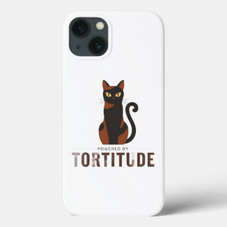 iPhone 13 Funda de teléfono para gato divertido con energía