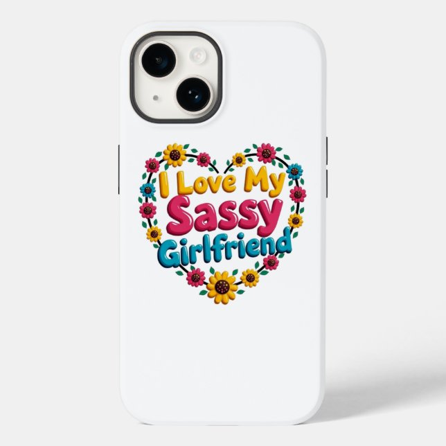 Funda De Case-Mate Para iPhone Funda de teléfono para novia descarada (Reverso )