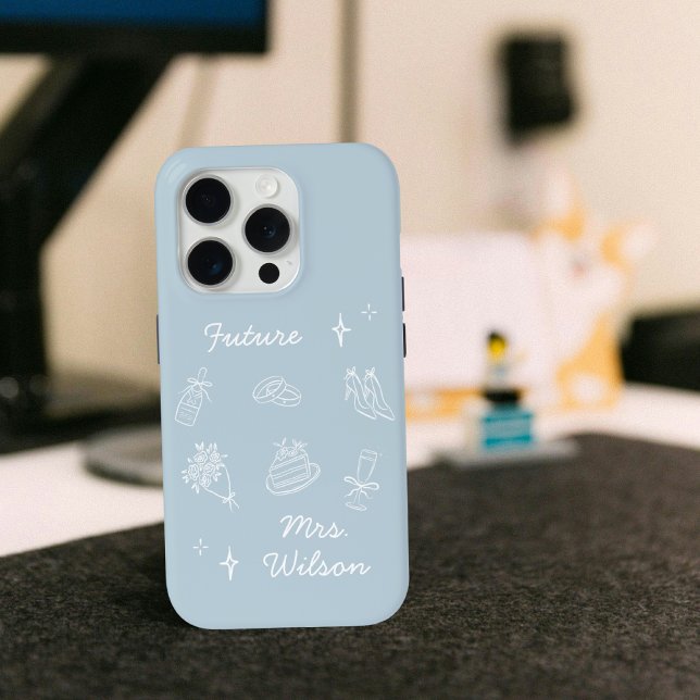 Funda De Case-Mate Para iPhone Funda de teléfono personalizada para Novia a Punto (future mrs phone case, bride to be gift, custom bride phone case, personalized bridal shower gift,)
