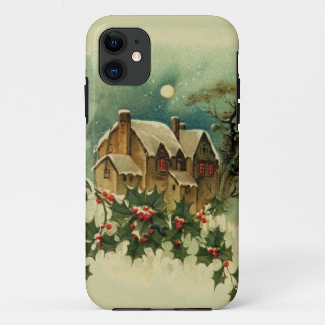 Funda De Case-Mate Para iPhone Funda de tiempo para navidades para iPhone5 (Reverso)