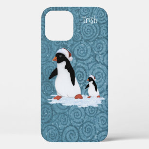 Funda Para iPhone 12 Funda del iPhone 12 de Santa Pingüinos
