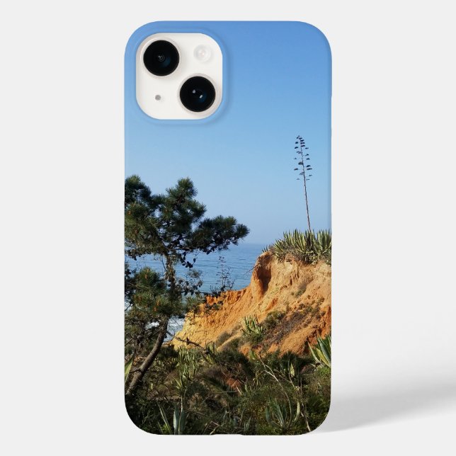 Funda De Case-Mate Para iPhone Funda del iPhone 14 Ocean Beach Cliff View (Reverso )