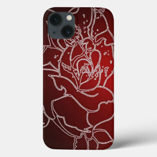 Funda Para iPhone 13 Funda del iphone Red Rose 13