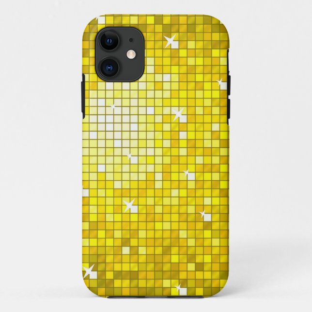 Funda De Case-Mate Para iPhone Funda Disco Tiles Amarillo para iPhone 5 (Reverso)